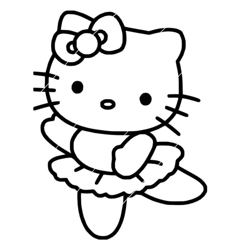 Dancer Ballerina Hello Kitty Permanent - F9a9f65e3f654b4431b70ed5a7c40f8c