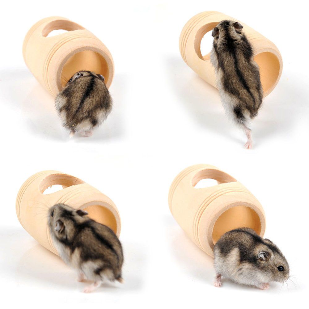 Mrli Pet Hamster Tube Tunnel Toy Hideout Bed Nest House Tubes