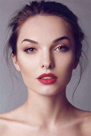 Maybelline New York Sensational Creamy Wedding Make Up Bald Wedding Makeup With Bold Red Lip Brides Of Adelaide