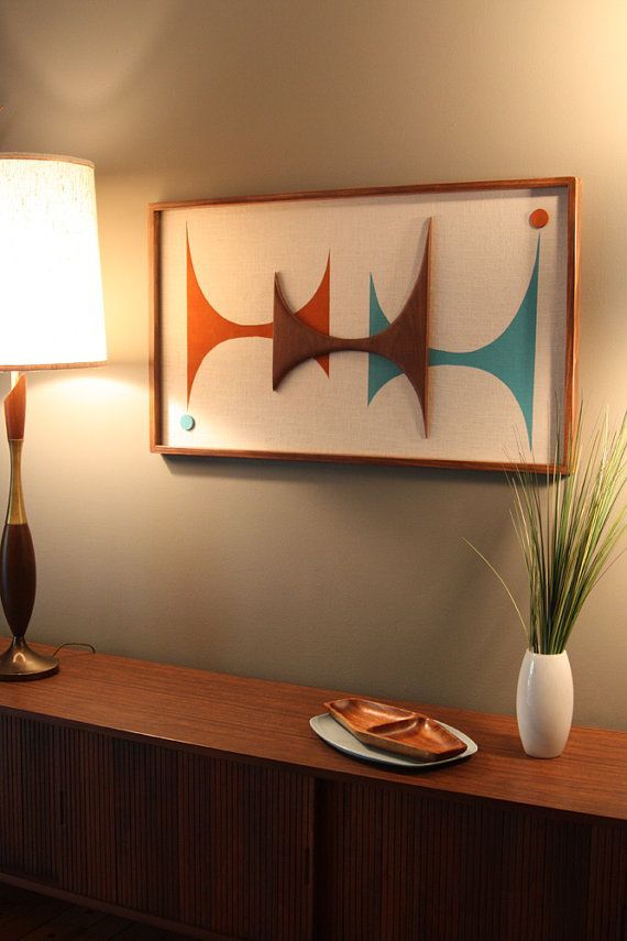 Mid Century Modern Witco Abstract Wall Art Sculpture Painting Atomic Mid Century Danish Modern Atomic Witco Styled Wall Art On Etsy 350 00