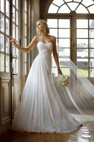 vestidos de novia de corte imperio: fotos de modelos (5/15