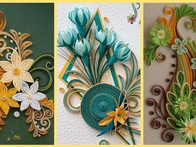 Quilling - #PaperQuilling wedding invitation cards / #cards #Invitation #paperqu...