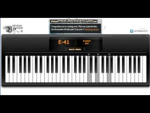 Virtual Piano Cover Piano Sheet Music By Paoruan Http Blog
