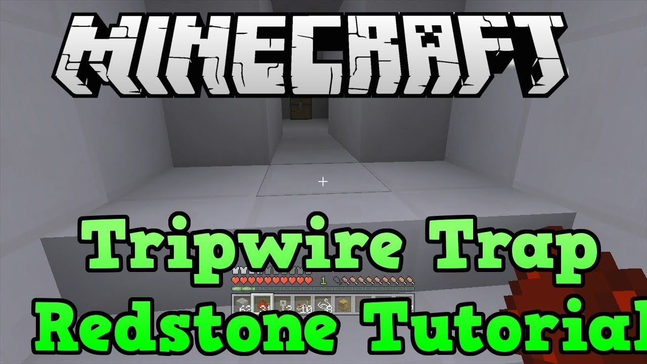 How To Make A Tripwire Dispenser Trap Minecraft Xbox 360 + PS3: TU14 Tripwire Trap Tutorial | Tripwire, How
