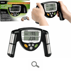 omron hbf306c handheld body fat loss monitor fitness nutrition