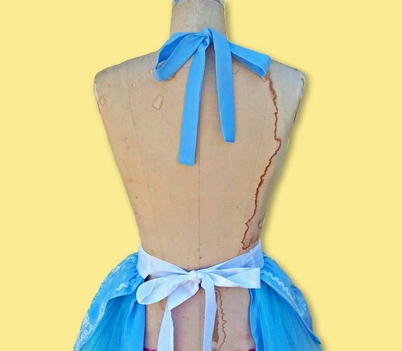 CINDERELLA costume APRON, Princess costume apron, CINDERELLA tutu apron, Cinderella dress up, cosplay costume, running costume