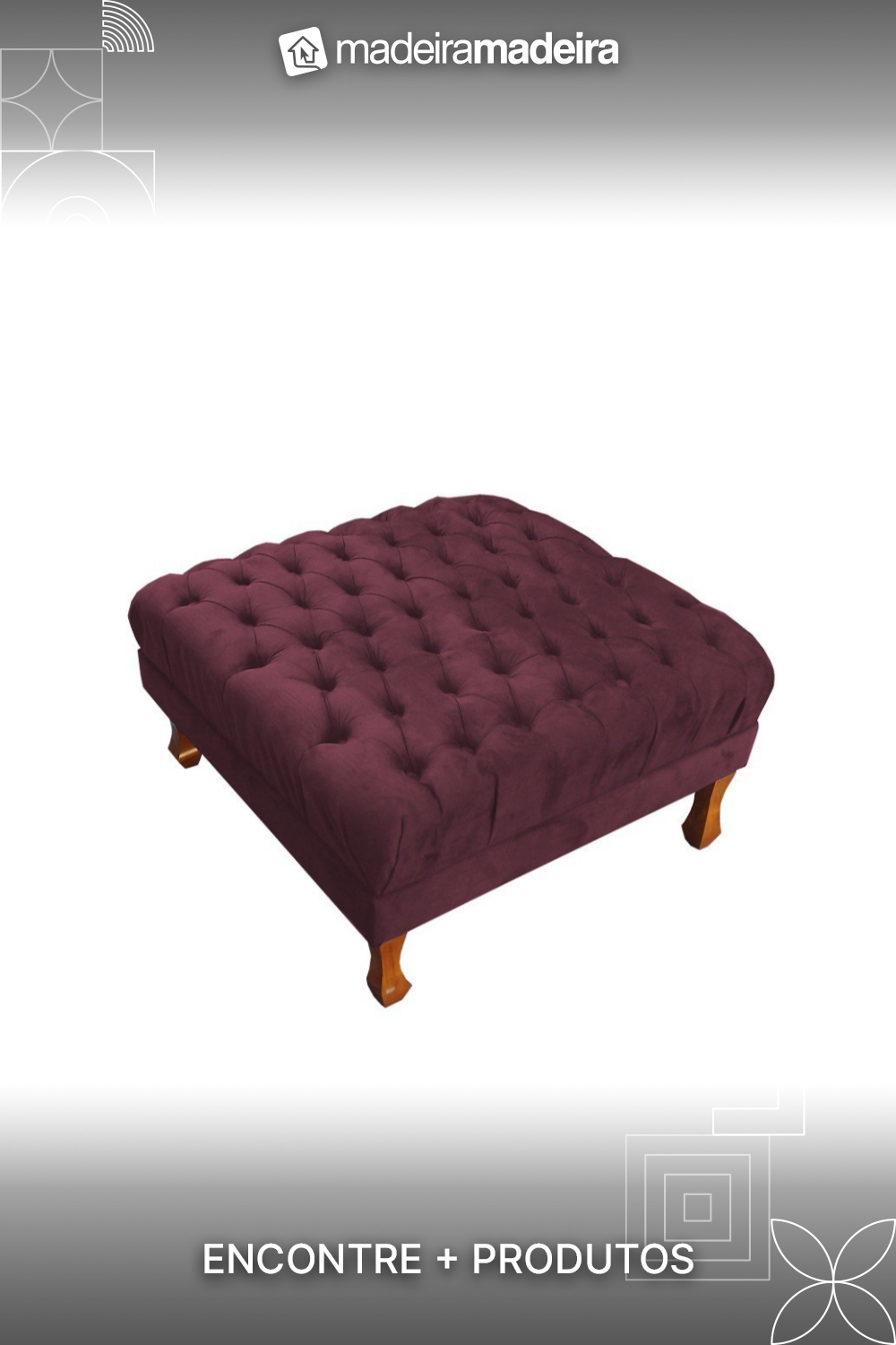 Ei, sabia que na MadeiraMadeira você pode comprar pelo Whatsapp? Mande uma mensagem que nossos consultores vão te ajudar na compra :) Puff Retro, Suede, Products, Gadget
