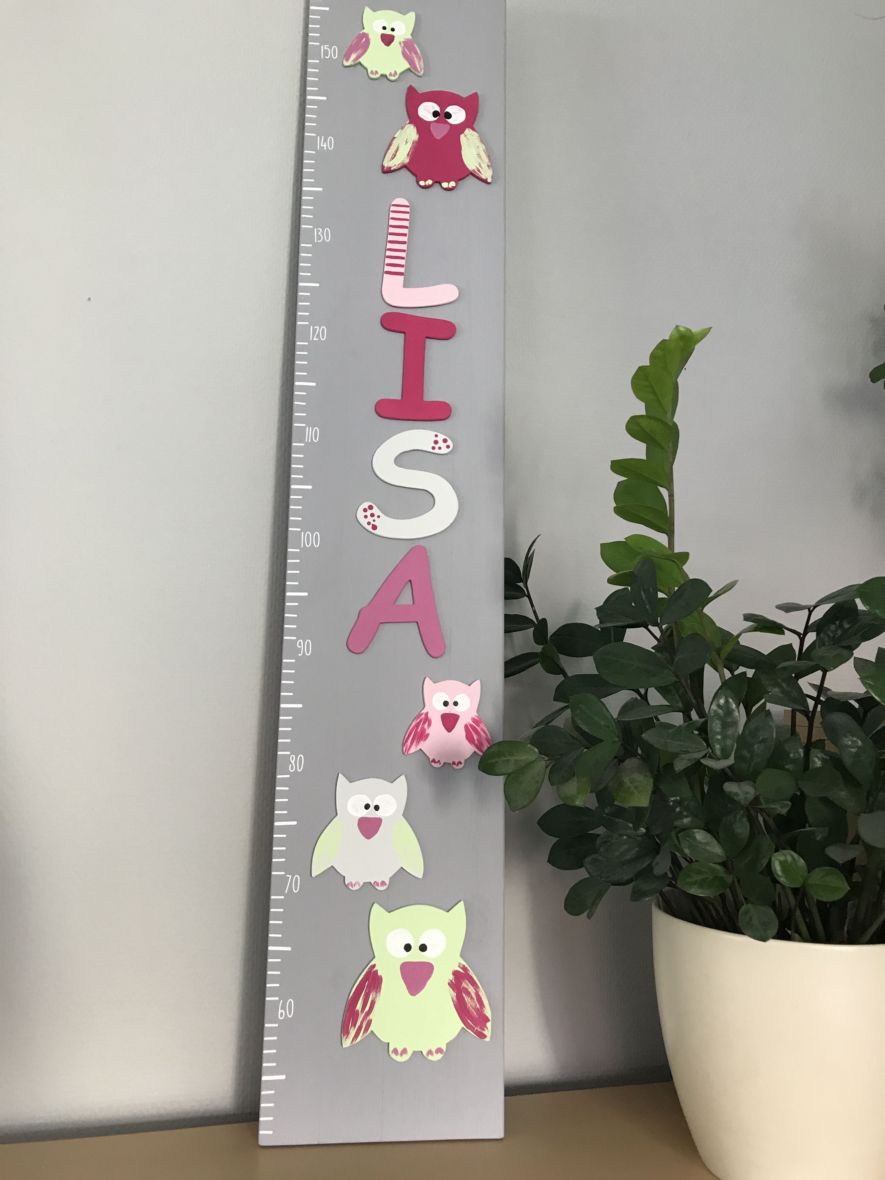 Schön Messlatte Kinder Mit Datum ★Messlatte mit Name für das Kinderzimmer★ Geschenk Idee