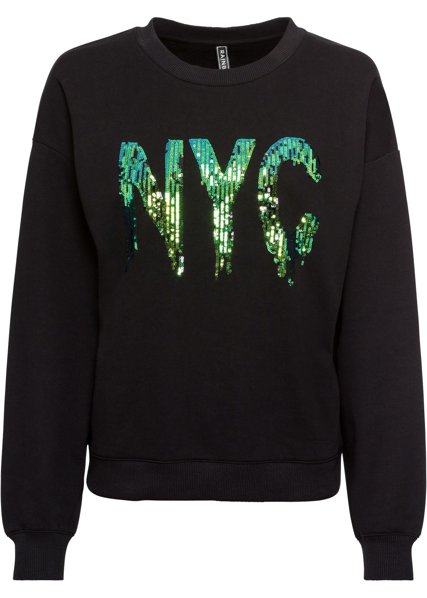 Pullover Rundhalsausschnitt Pailletten Detail Grau Pullover Rundhalsausschnitt Pailletten Detail Grau