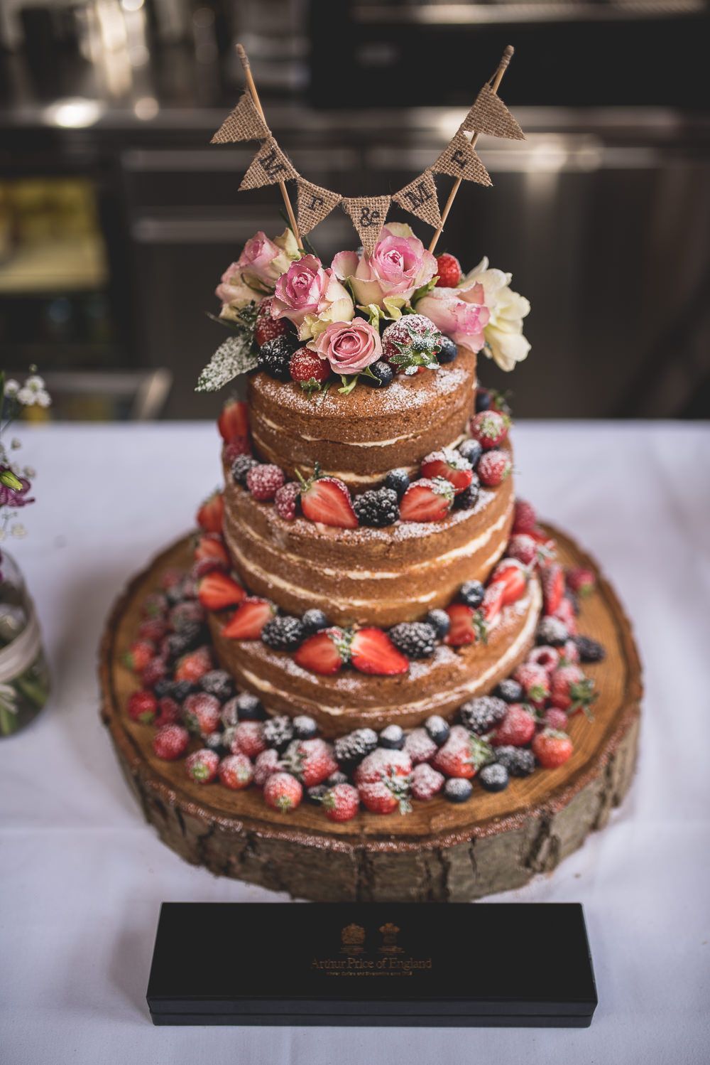 Naked Sponge Wedding Cake Naked Sponge Wedding Cake