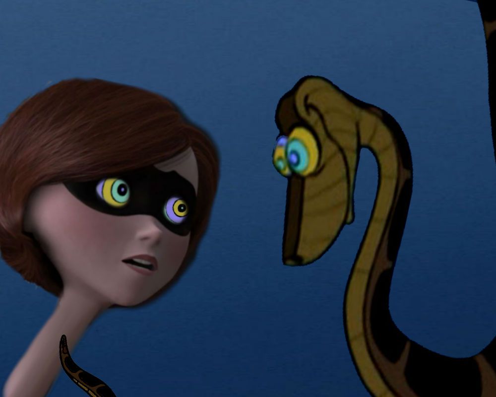 Elastigirl meets Kaa 2 by Vore-Disintegration on DeviantArt Kaa The Snake, ...