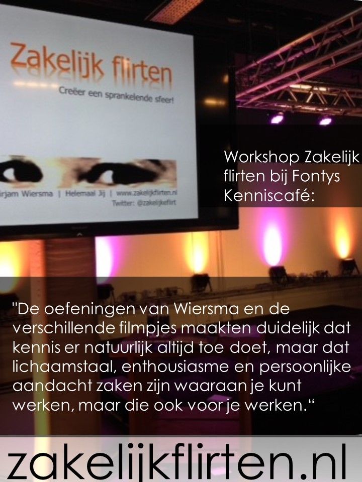 Zakelijk flirten lichaamstaal