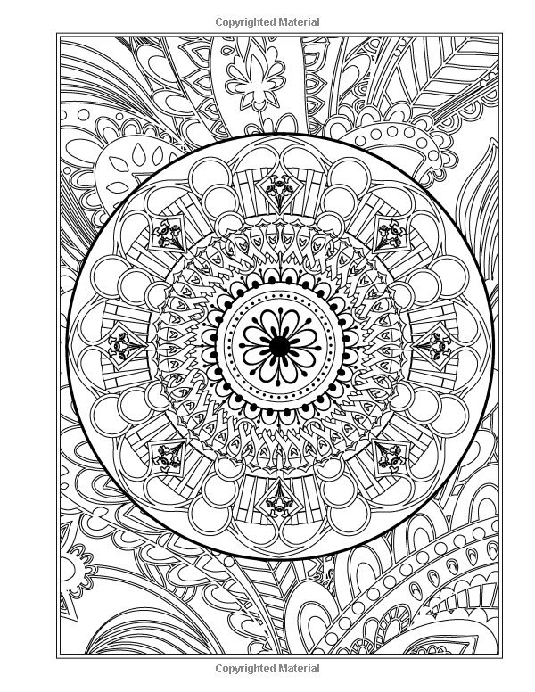 The Garden Mandala An Adult Coloring Book (Eclectic