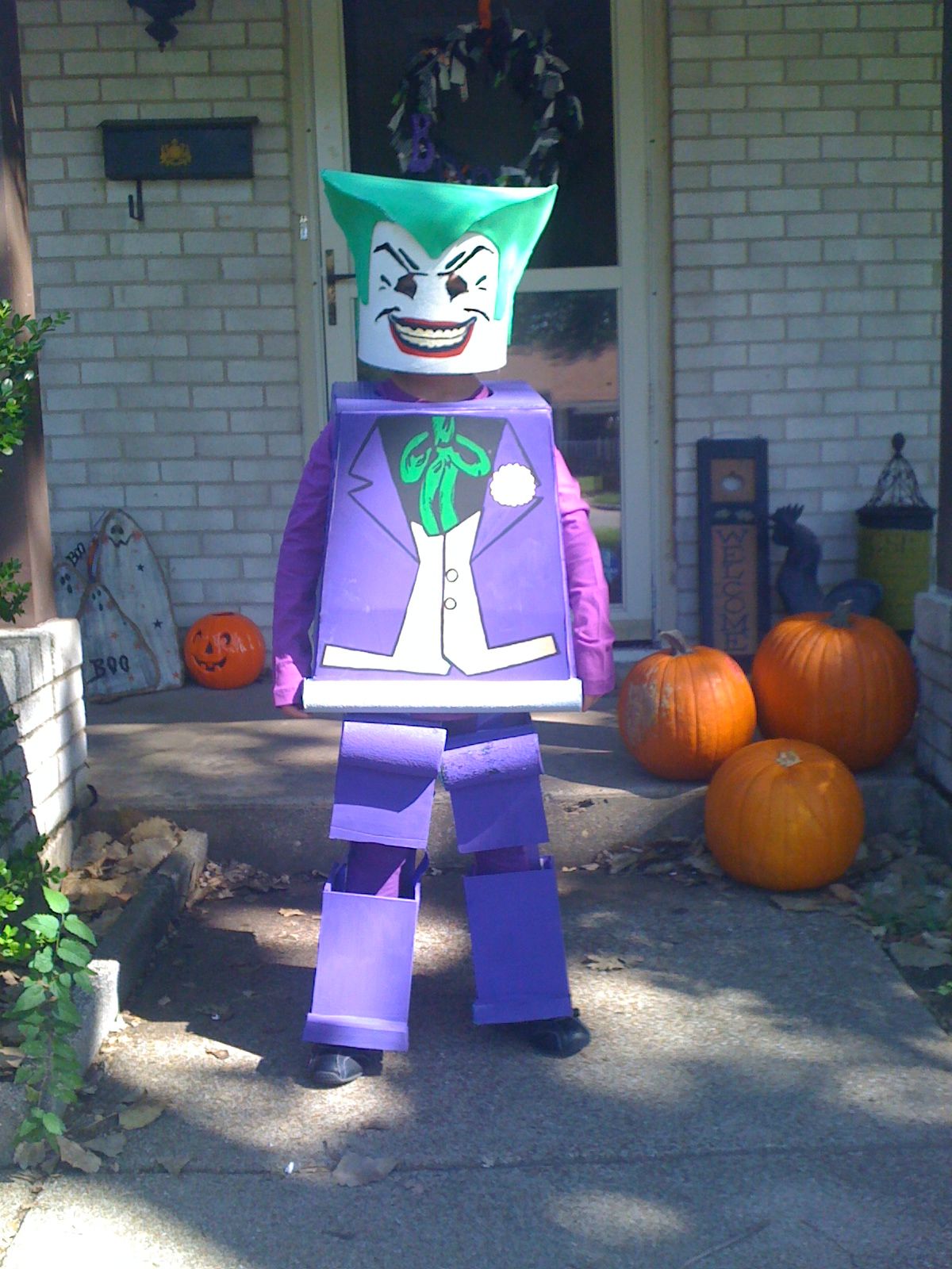 Cute Halloween Costumes For 7 Year Olds - Lego Joker, my 7 year old sons Halloween costume this year. | Lego Cute Halloween Costumes For 7 Year Olds - Lego Joker, my 7 year old sons Halloween costume this year. | Lego