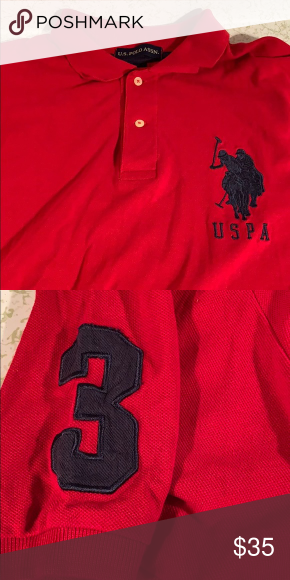 uspa red t shirt