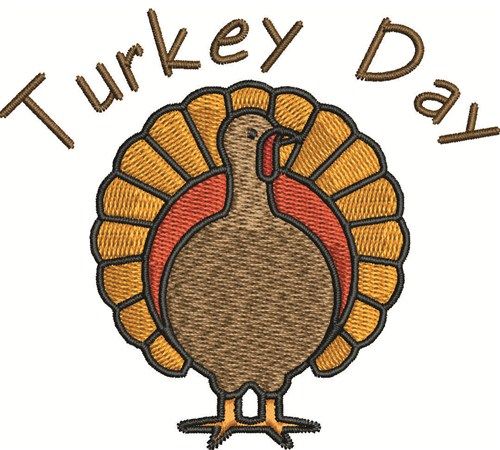Download Turkey Day Embroidery Design | Learn embroidery ...