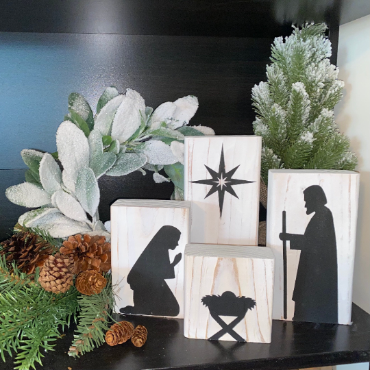 Nativity Wood Blocks