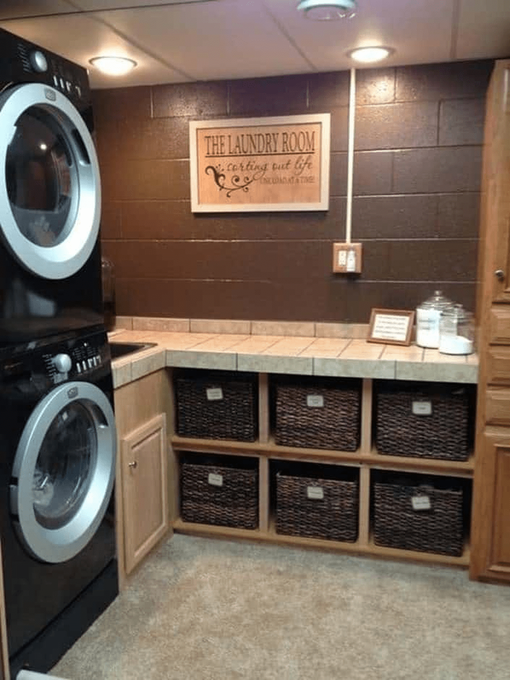 33 The Best Small Laundry Room Ideas In 2020 Stylish Laundry Room Laundry Room Remodel Basement Laundry Room