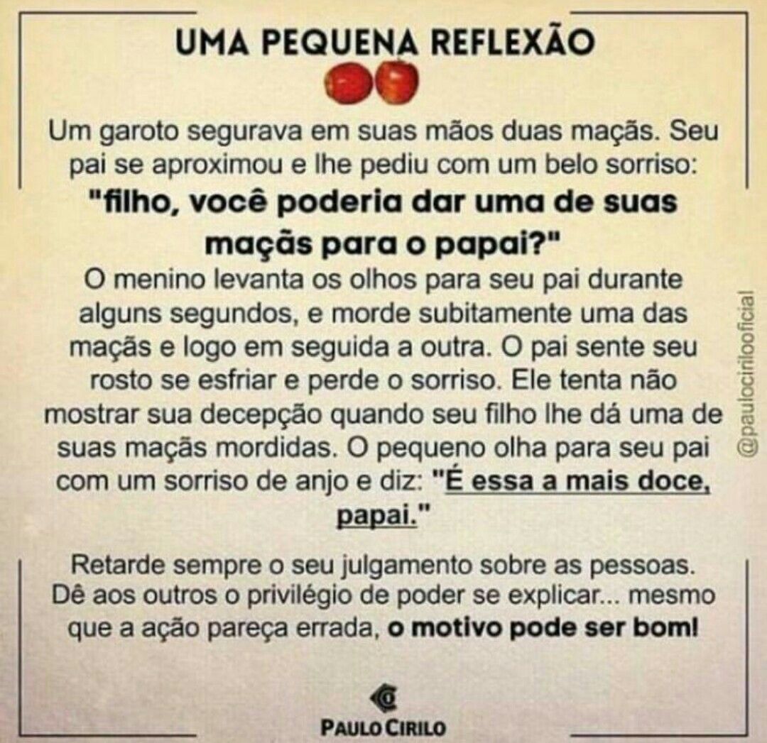 Historias Para Refletir Sobre A Vida Pin de Ísis Coutinho em Ler | Reflexão, Mensagem de reflexão, Frases