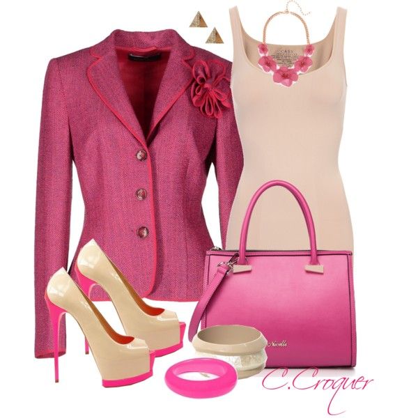 Let S Think Pink Fashion Fashion Attire Workplace Clothing