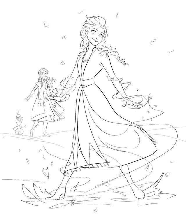 Download Pin by Elsa Arendelle on Frozen | Frozen drawings, Princess coloring pages, Frozen art