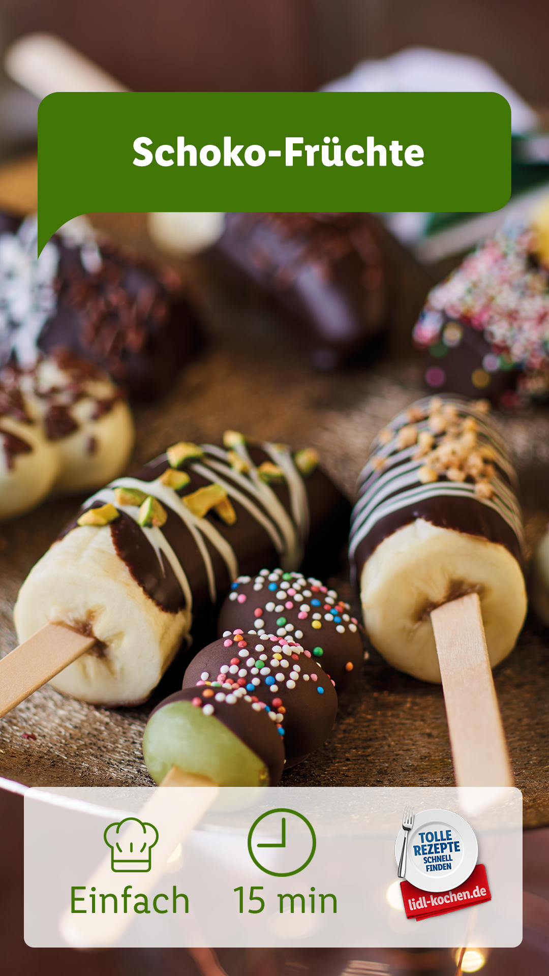 Schnell Einfach Schoko Fruchte Lidl Kochen Rezept Weihnachtsmarkt Essen Schokofruchte Susses Fingerfood