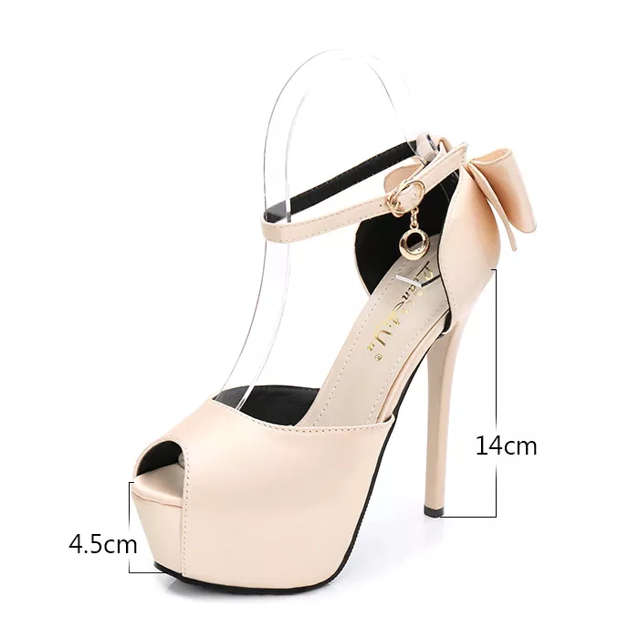 Heel Height: Super High (8cm-up) Heel Type: Spike Heels Pump Type: Style: Classics Fashion Element: Butterfly-knot Season: Summer Outsole Material: is_handmade: Yes Pattern Type: Solid Insole Material: PU Occasion: wedding Model Number: 74914-9585 Gender: WOMEN Fit: Fits true to size, take your normal size Lining Material: PU Closure Type: Buckle Strap Item Type: Pumps MODEL SHOW DETAILS SHOW REAL BUYER SHOW Cute High Heels, Red High Heels, High Heels Stilettos, Womens High Heels, Stiletto Heels, High Shoes, Thick Heels, Flat Shoes, Oxford Shoes