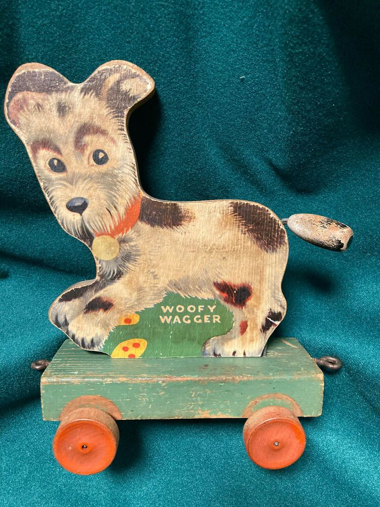 pin by karen d arcy on vintage stuffed toy dogs velvet and velveteen in 2021 dog toys pull toy dogs and puppies