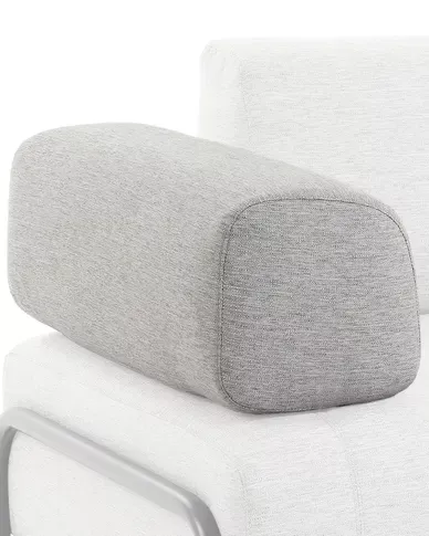 Compo 3-seater sofa in beige with large tray 252 cm | Kave Home Large Tray, Small Tray, Grey Terrazzo, Sofa Beige, Seat Foam, Relax, Corner House, Kave Home, Beige Style