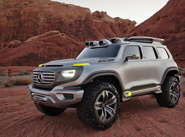 MERCEDES BENZ ENER-G-FORCE...It will probably never end up on a showroom floor. That’s unfortunate because this cross between a Hot Wheels miniature, car from that short lived show Terra Nova & an existing Benz G Wagon has a lot going for it. Mercedes Benz Classe G, Mercedes Benz G Klasse, Van Mercedes, Mercedes Concept, Mercedes Electric, Mercedes Jeep, Electric Car, Rs6 Audi, Audi A4 B7