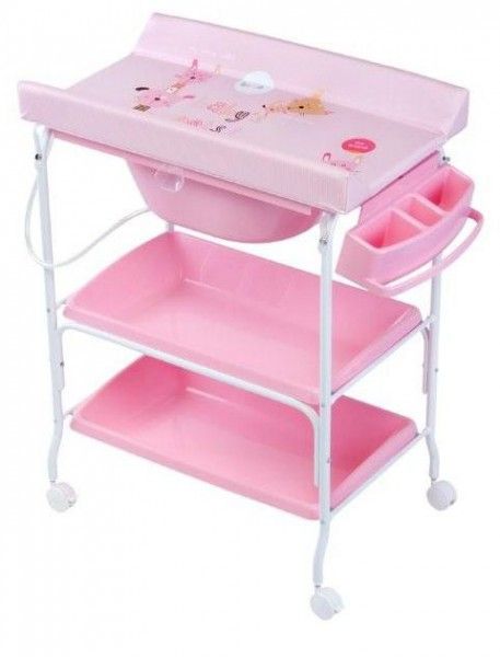 Bañera Cambiador Dos Bandejas King Baby Gatito Rosa 1835gr 98 51 La Tienda Online Para Tu Pek Organização De Cômoda Roupas De Bebê Menina Roupas De Bebê