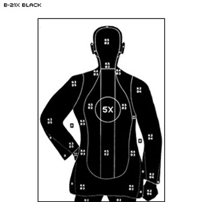 25 Police Training /& qualification Human Silhouette Targets Life Size