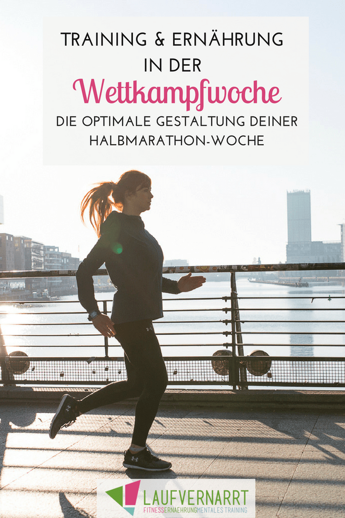 Diätwoche vor einem Halbmarathon