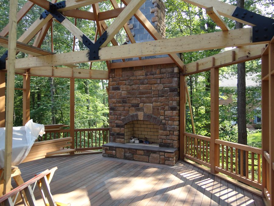 images gazebo with fireplace | FIREPLACE PHOTOS | Log Cabin Dreams | Pinterest | Outdoor projects Log cabins and Cabin