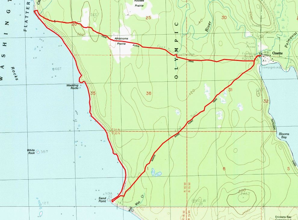 trip report ozette loop olympic national park nwtrips