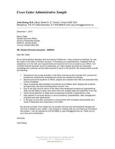 cover letter for job application for administrative assistant google search