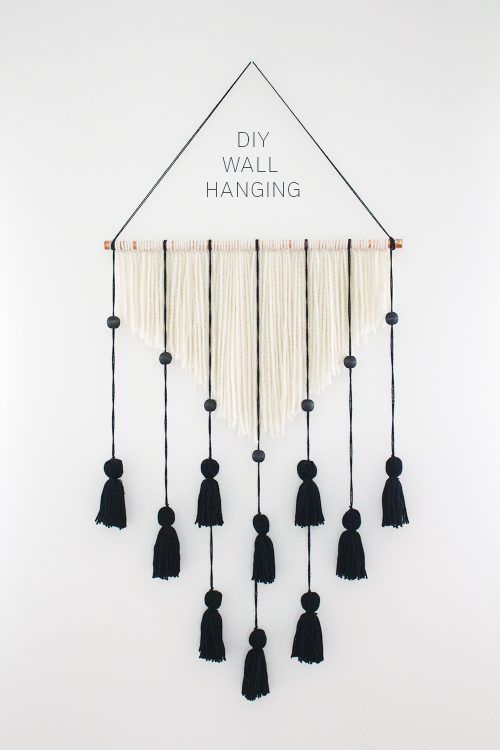 20 Yarn Wall Hanging Crafts #craft