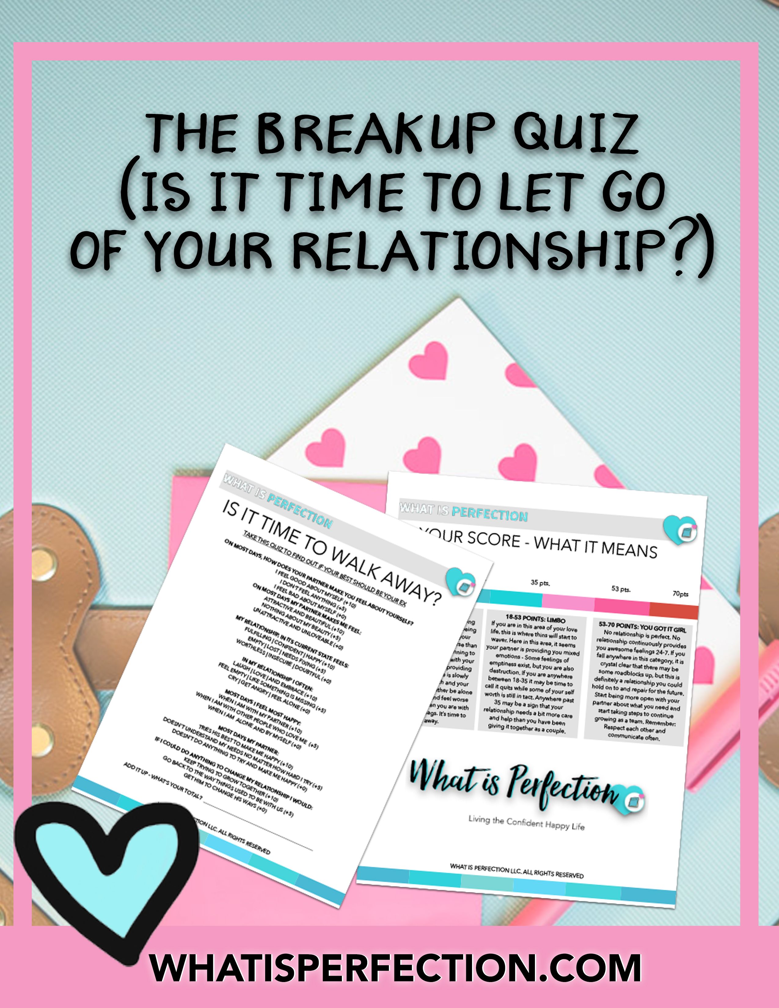 When to call it quits in a relationship quiz