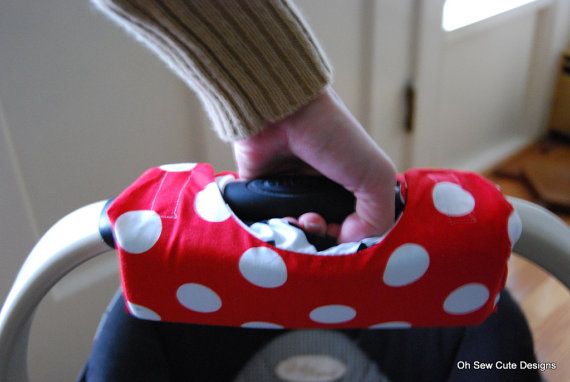 Infant Car Seat Handle Cushion Tutorial Infant Car Seat Handle Cushion Tutorial