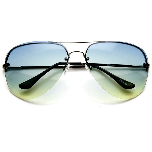 Designer Inspired 80s Style Retro Sport Aviator Sunglasses Black Sun