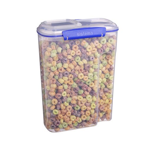 Sistema Klip It Large Cereal Container In Kitchen Storage Containers Sistema Klip It Large Cereal Container In Kitchen Storage Containers