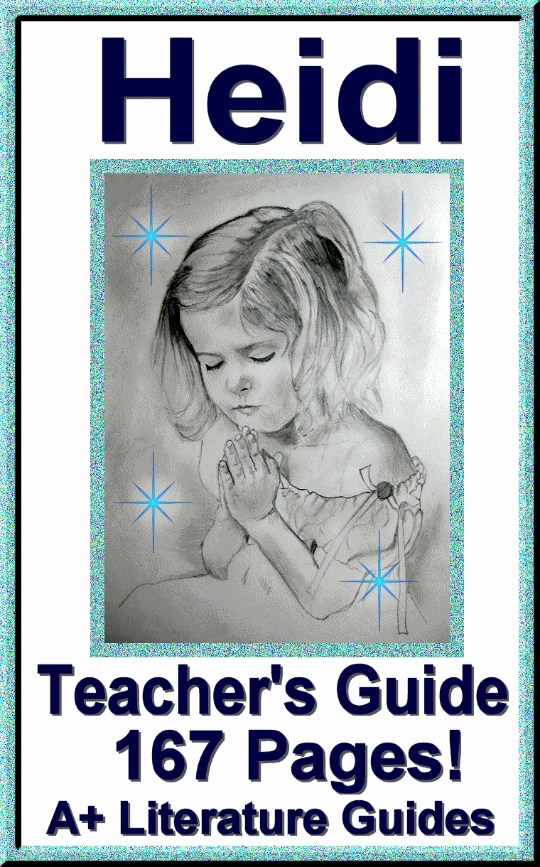 167 Page Common-Core Aligned Novel Guide for Heidi by Johanna Spyri. This unit has everything a teacher needs - chapter questions, tests, quizzes, ...