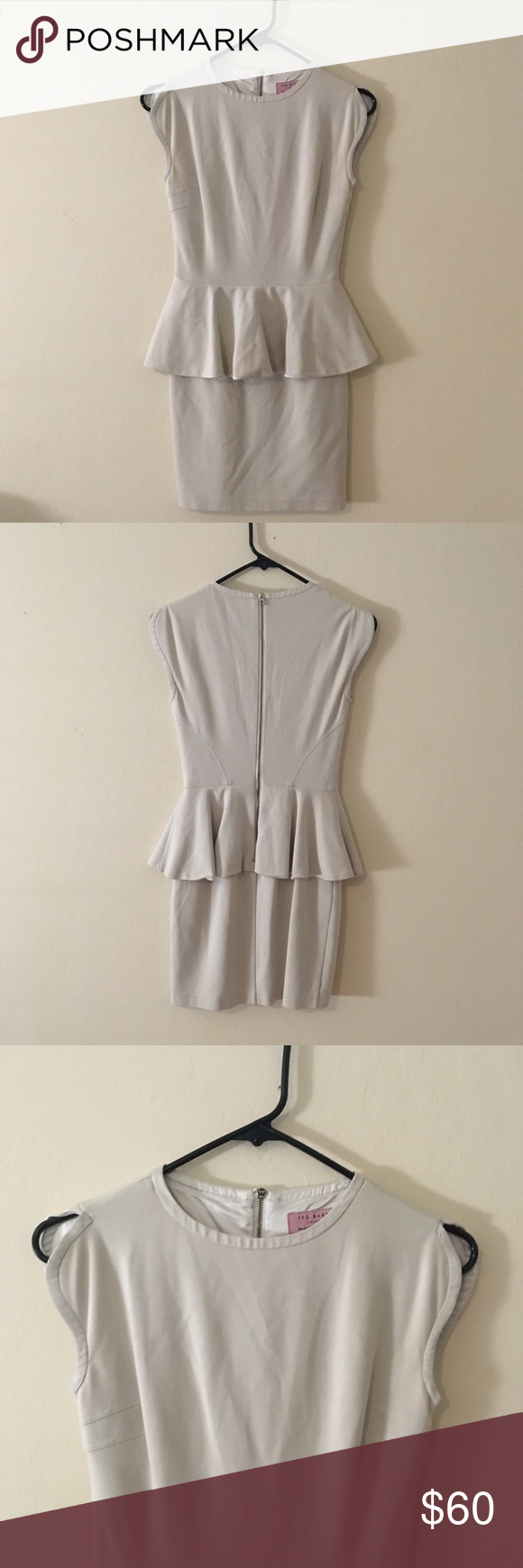 Ted Baker Peplum dress 0 Clothes design, Dresses