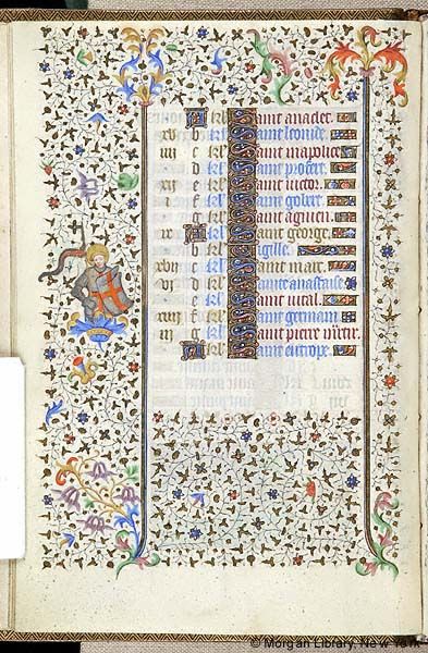 Book Of Hours Ms M 453 Fol 4v