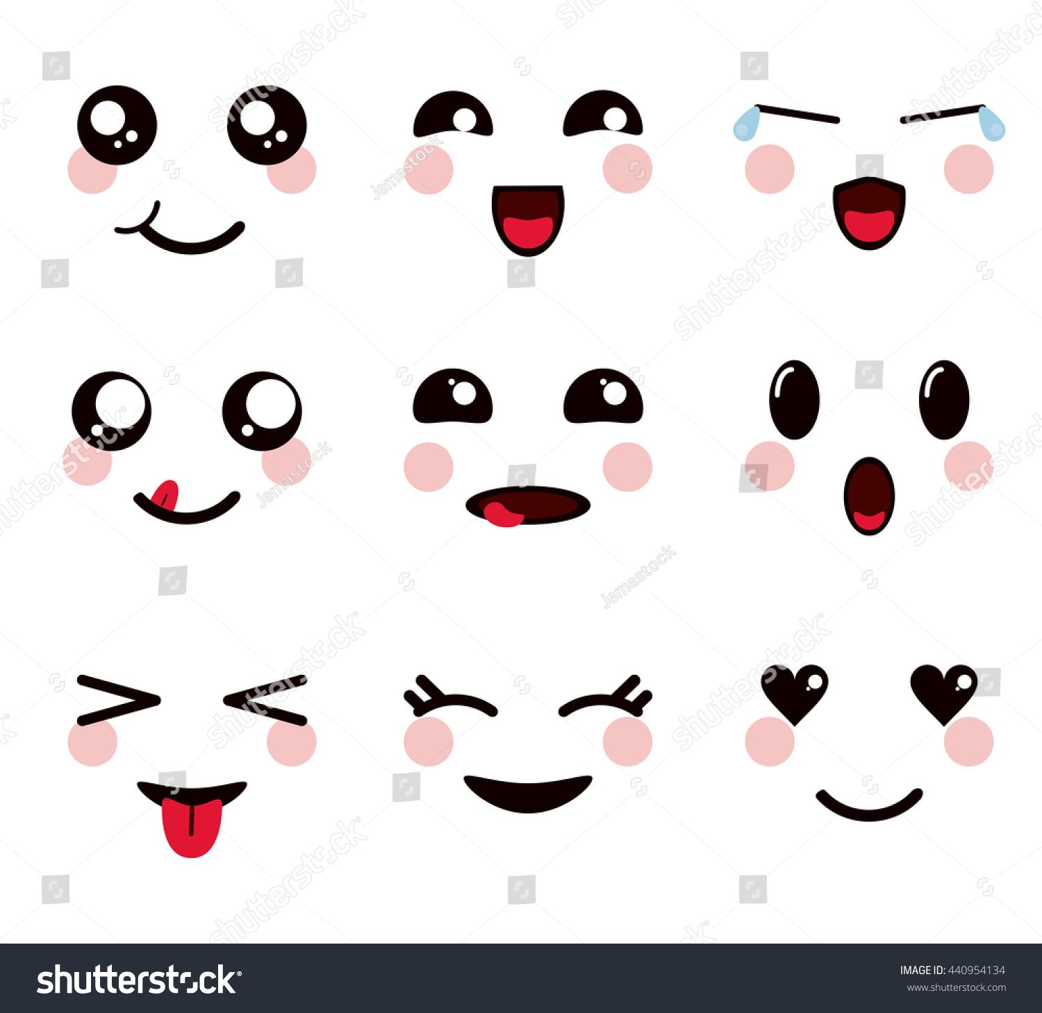 Kawaii icon. set of Cartoon expression design. Vector graphic Cartoon Expression, Kawaii Doodles, Icon Set, Expressions, Cartoons, Draw, Graphic, Cards, Design