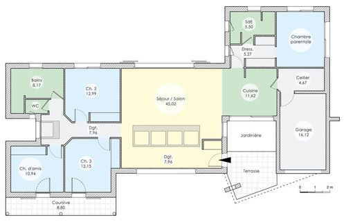 Laurent Sourmay (laurentsourmay) on Pinterest - plan maison 90m2 plain pied Laurent Sourmay (laurentsourmay) on Pinterest - plan maison 90m2 plain pied
