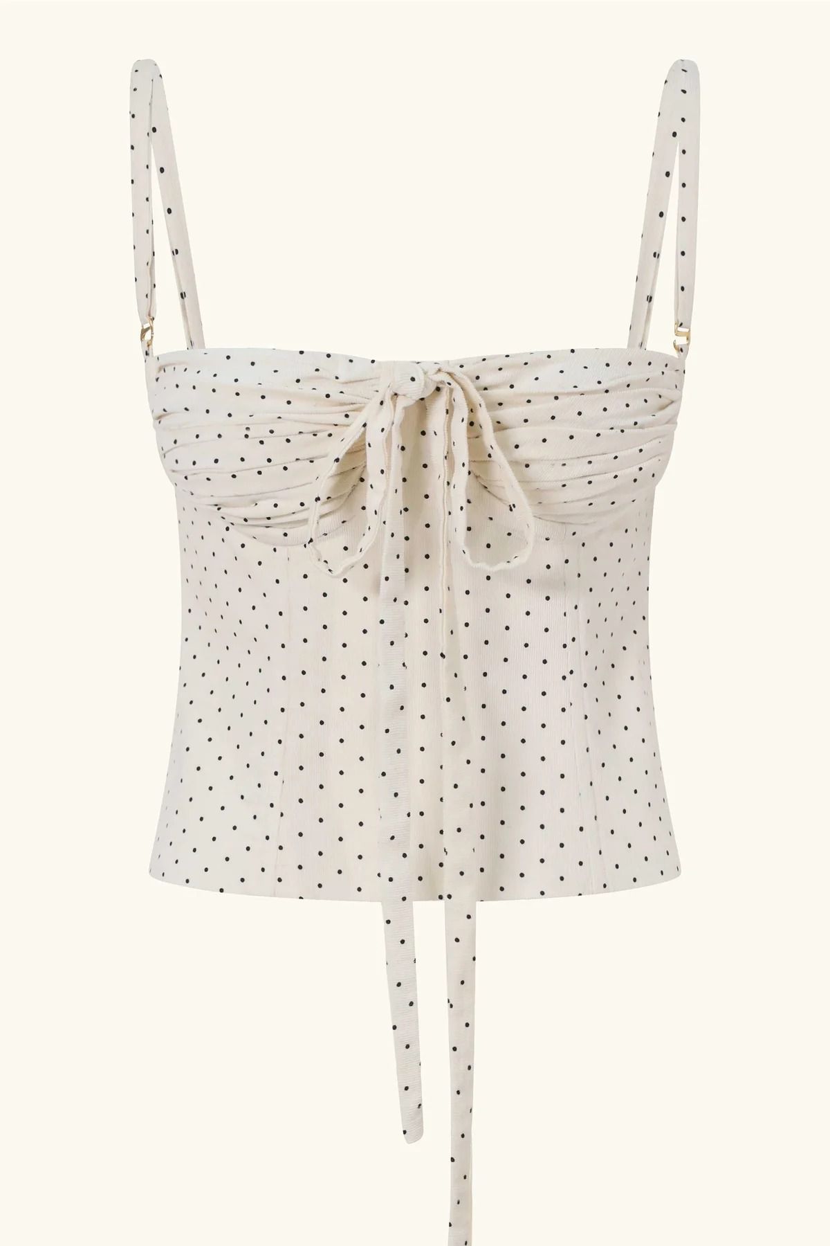 Amira Bustier White Polka Cotton – Idáh in 2024 | Fashion outfits