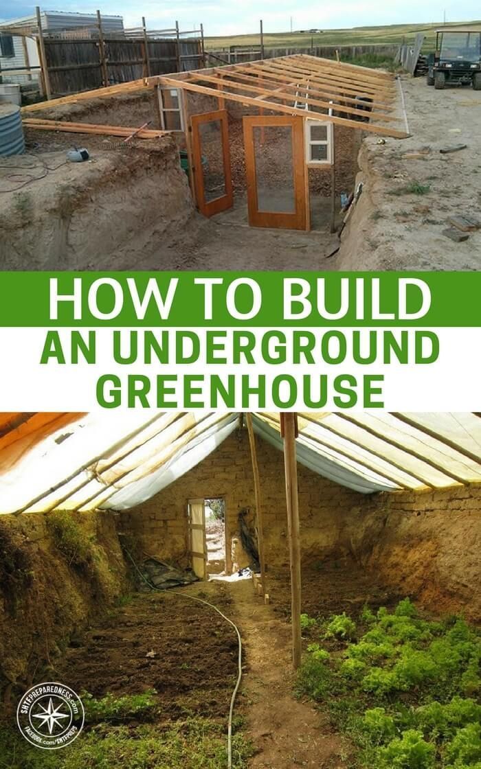How To Build an Underground Greenhouse #wintergardening