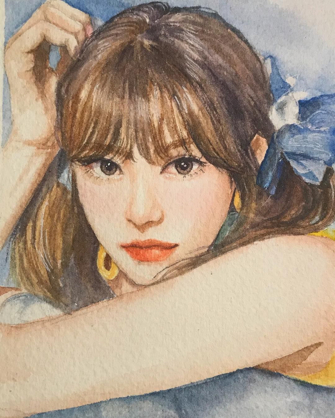 đến Cả Idol Kpop Cũng Phải Trầm Trồ Trước Tai Fan Art Của Cac Fan Wendy Vyoanh Ghim Của Vyoanh Lấy Follow Kpop Fanart Art Kpop Drawings