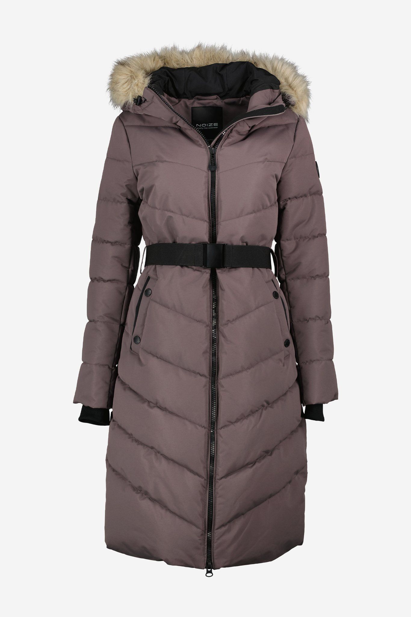 WOMENS PARKA WITH INNER DRAWSTRINGS AND REMOVABLE HOOD WOMENS PARKA WITH INNER DRAWSTRINGS AND REMOVABLE HOOD